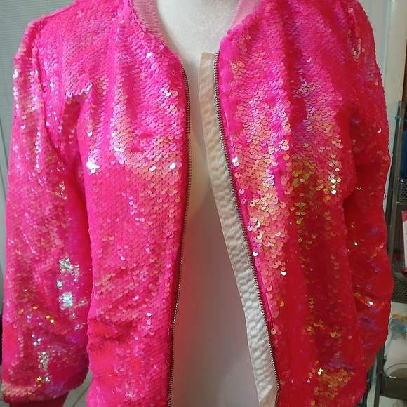 Pink sequin jacket - Picture 4 of 4